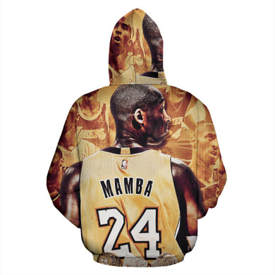 Kobe Bryant Zip-Up Hoodie