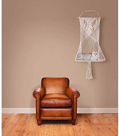 Macrame Cat Hammock Bed Decorative Macrame Wall Hanging