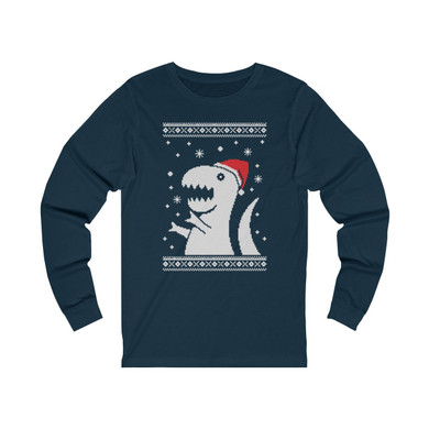 Dino-Christmas Long Sleeve Shirt