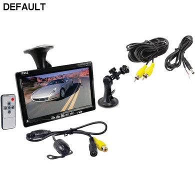 Pyle(R) PLCM7700 7" Window Suction-Mount LCD Widescreen Monitor & Universal Mount Backup Color Camera with Distance-Scale Line