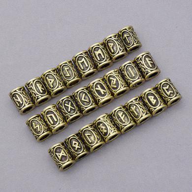 The Viking Language™ - Viking Hair and Beard Beads 24 Piece Set