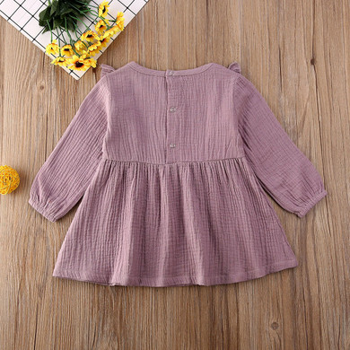 'Kimmy' Long Sleeve Ruffle Shirt