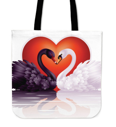 Swan Love Tote Bag