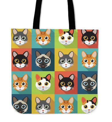 Cute Cats Tote Bag for Cat Lovers Cute Cats Tote Bag for Cat Lovers
