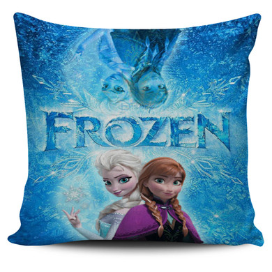 Frozen Elsa and Anna pillow cover