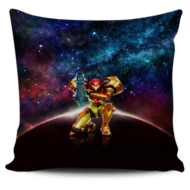 3D Metroid Samus Returns Pillow Cover