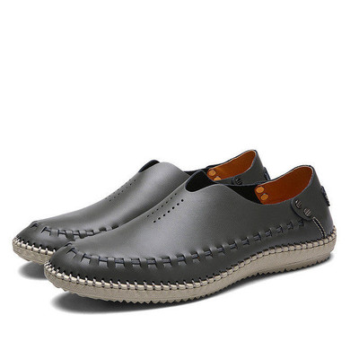 Merkmak Brand Summer Causal Shoes Men Loafers Genuine Leather Moccasins Men Driving Shoes High Quality Flats For Man size 39-46