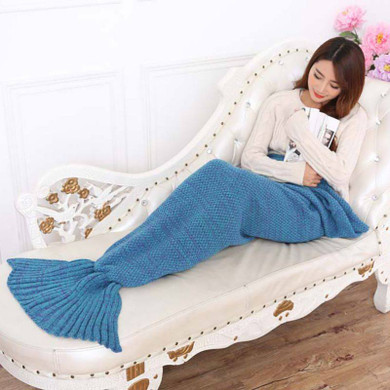 Handmade Mermaid Tail Blanket