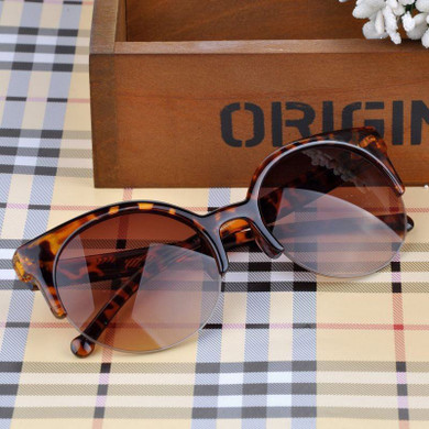 Vintage Retro Cat Eye Round Sunglasses - Style 03