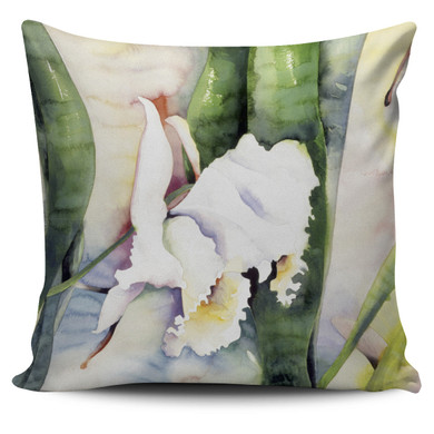 Mary Russell Botanical Art - White Orchid