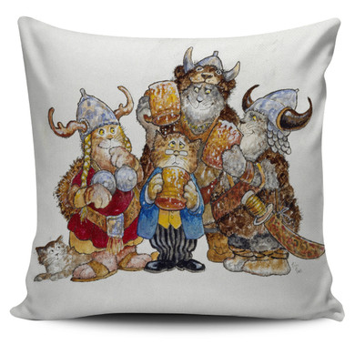 Bill Bell Cats Art - Viking Cats