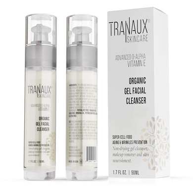 TraNaux Skincare Vitamin E Organic Facial Cleanser  – Anti-Aging