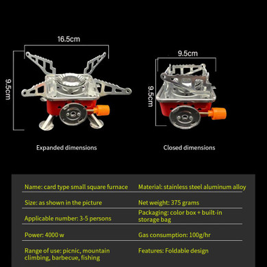 Outdoor Foldable Stove Burner