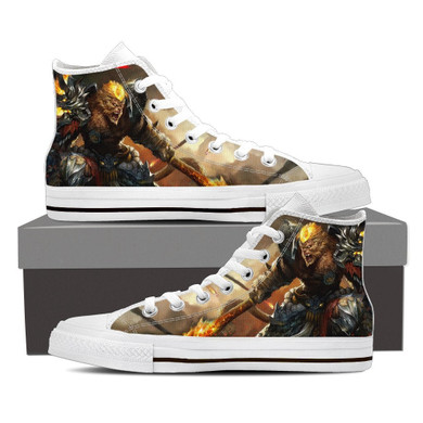 WUKONG LEAGUE OF LEGENDS CUSTOM CANVAS SHOES FOR LADIES
