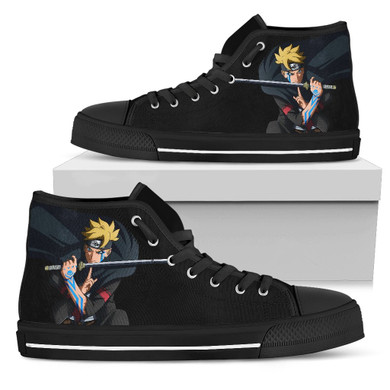 Boruto Uzumaki high top custom shoes