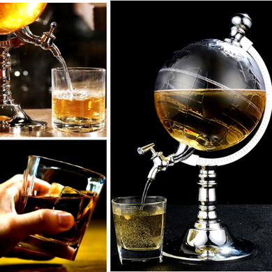 Unique Whiskey Globe Decanter
