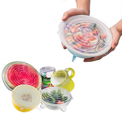 Silicone Stretch Leftover Lids