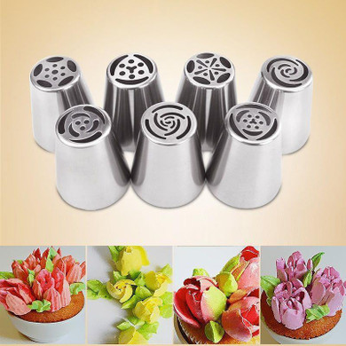 Russian Tulip Icing Nozzle Set (7PCS)