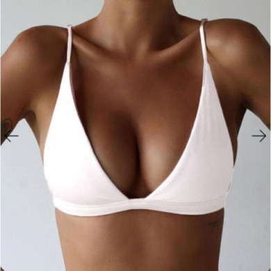 Halter Push Up Bikini Top