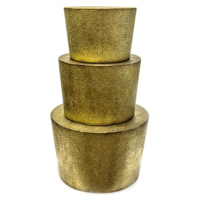 Stylish Metal Accent Tables, Set of 3