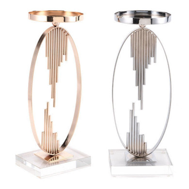 Silver Candle Holder Silver