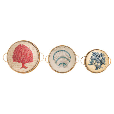 Red Coral Tray Red