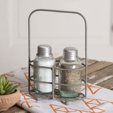 Salt and Pepper Carrier with Shakers