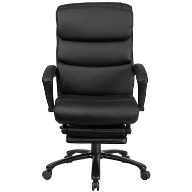 Black Reclining Leather Chair