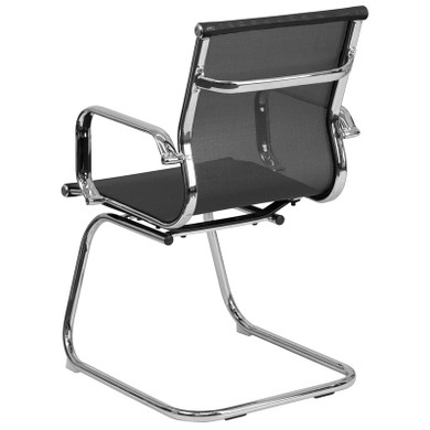 Black Mesh Side Chair