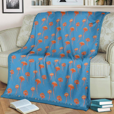 Jellyfish Blanket KTSR in Blue
