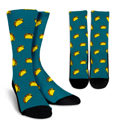 Taco Pattern Socks