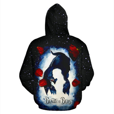 Beauty and The Beast Zip-Up Hoodie