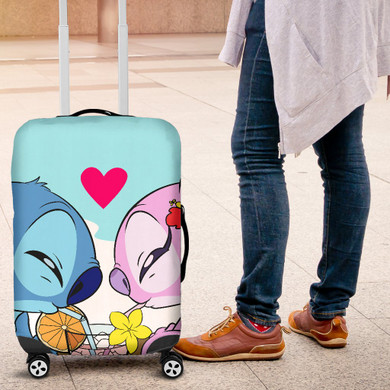 Stitch & Angel Luggage Cover