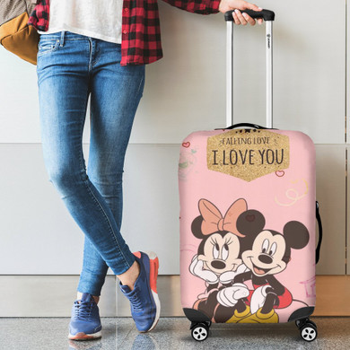 Mickey and Minnie Luggage Cover