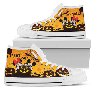Mickey and Minnie Trick or Treat High Top Shoes