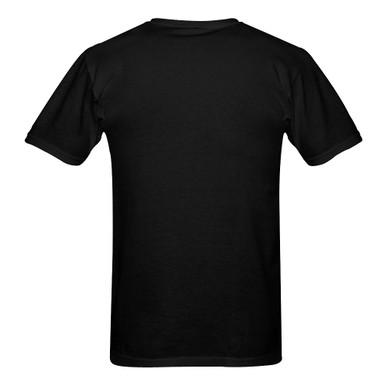 Lizard Black Heavy Cotton T-Shirt for Men