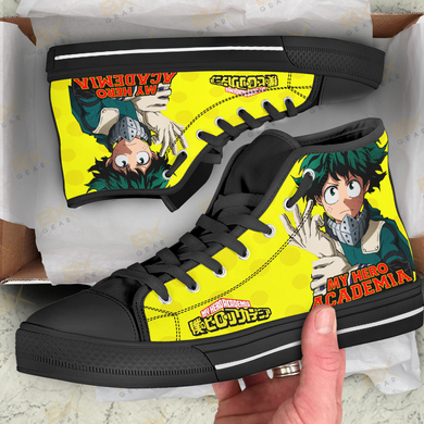 Izuku Midoriya My Hero Academia Sneakers High Top Shoes