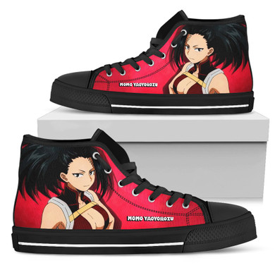Momo Yaoyorozu My Hero Academia Sneakers High Top Shoes
