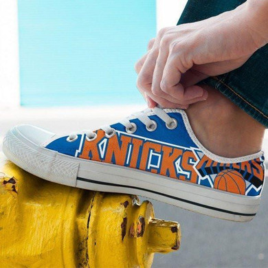New York Knicks Low Top Sneakers Shoes For Men New York Knicks Low Top Sneakers Shoes For Men