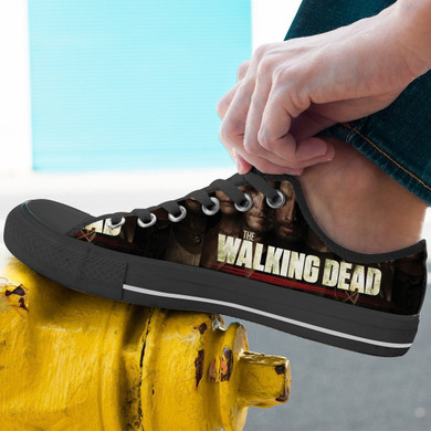Walking Dead Low Top Sneakers Shoes For Men