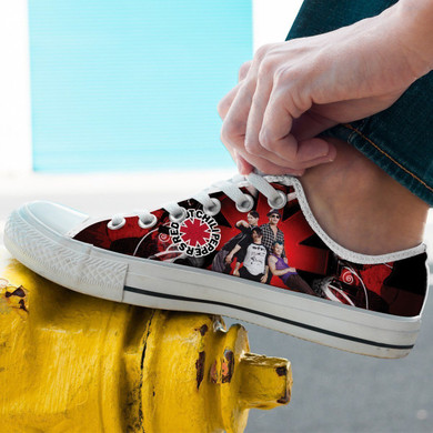 Red Hot Chili Peppers Low Top Sneakers Shoes For Men