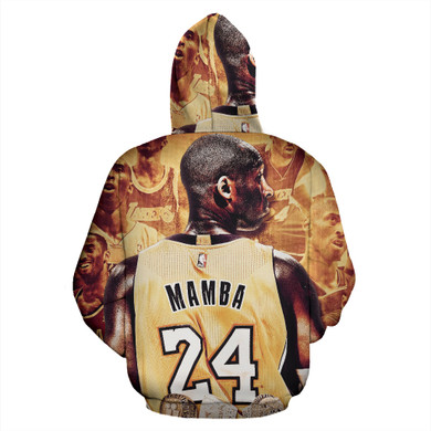 Kobe Bryant 24 Zip-Up Hoodie