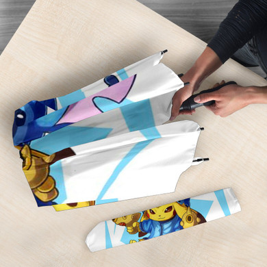 Pikachu Stitch Fight Umbrella