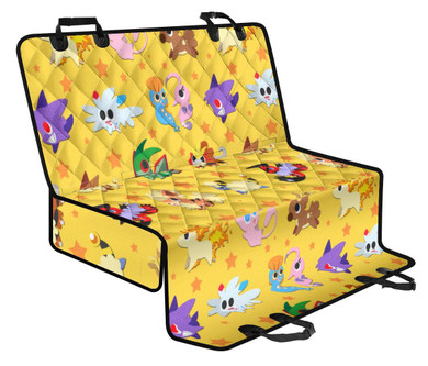 Pokemon Chibi Pattern Cute Yellow Pet Seat Cover
