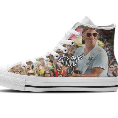 Jimmy Buffett Mens High Top Sneakers