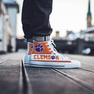 Clemson Tigers National Champions Mens High Top Sneakers High Top