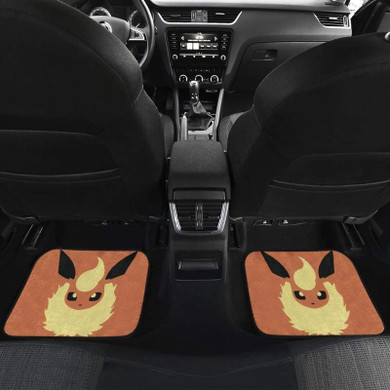 Eevee Flareon Car Floor Mats Front And Back