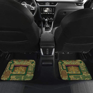 The Legend Of Zelda Maps Car Floor Mats Front And Back