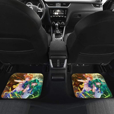 Sailor Uranus vs Sailor Neptune Sailor Moon Car Floor Mats Front And Back