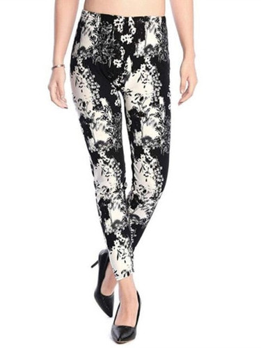 VanityVibe Cartoon Printed High Stretch Girls Legging
